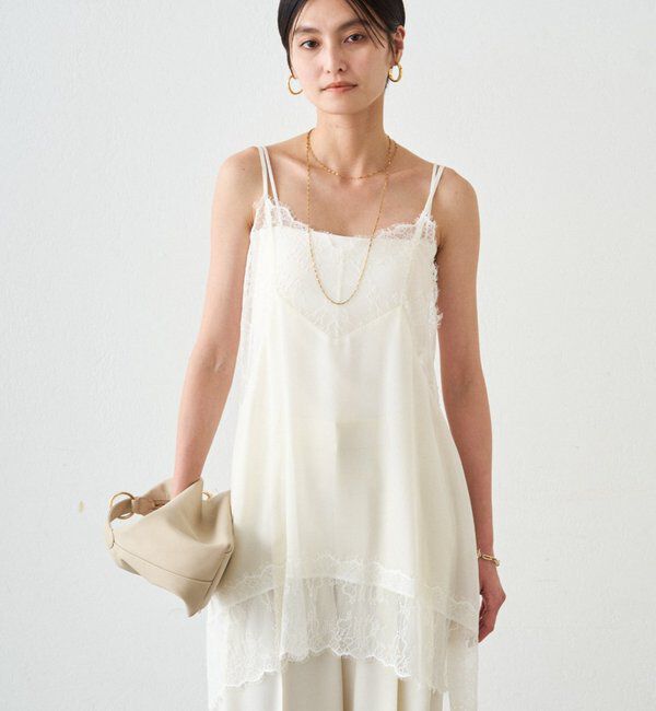  「レースシフォンキャミ」|シャツ・ブラウス|
