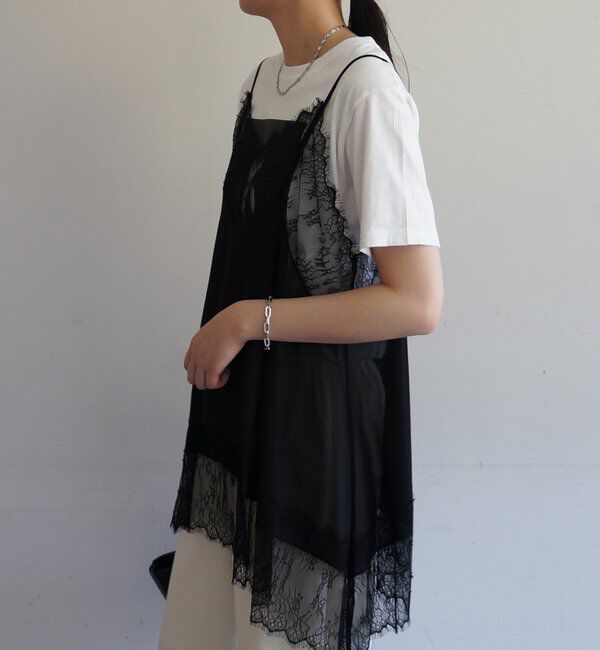  「レースシフォンキャミ」|シャツ・ブラウス|