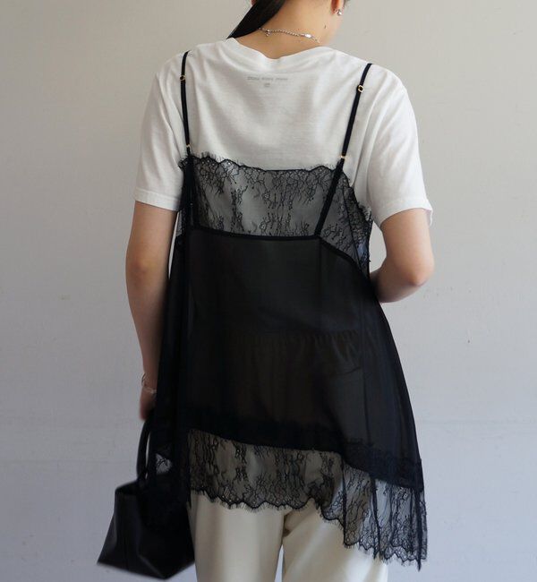  「レースシフォンキャミ」|シャツ・ブラウス|