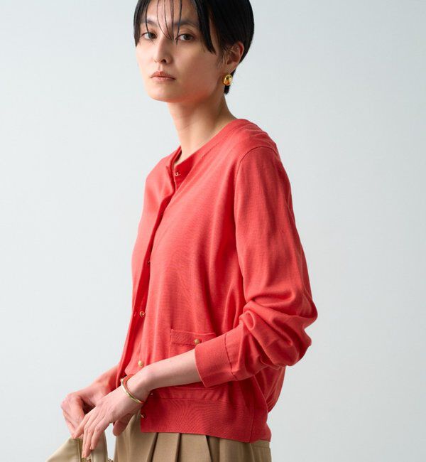  「シルクニットカーデ」|ニット・セーター|