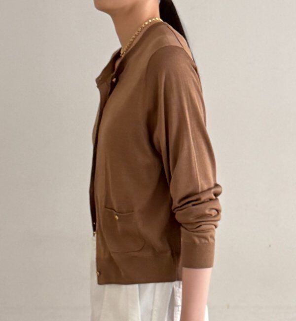  「シルクニットカーデ」|ニット・セーター|