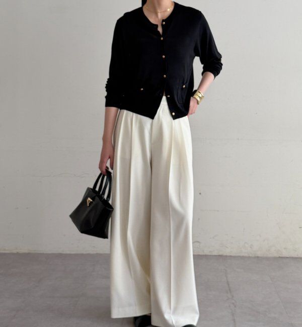  「シルクニットカーデ」|ニット・セーター|