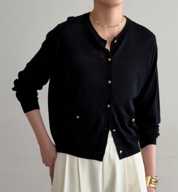  「シルクニットカーデ」|ニット・セーター|