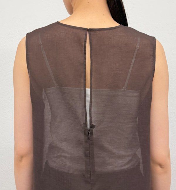  「【JAPAN MADE】シアーノースリワンピース」|ワンピース|