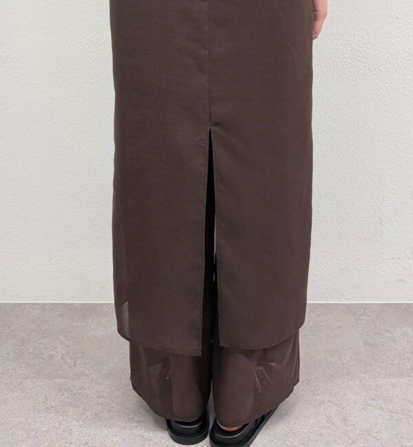  「【JAPAN MADE】シアーノースリワンピース」|ワンピース|