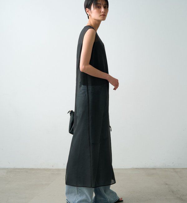  「【JAPAN MADE】シアーノースリワンピース」|ワンピース|