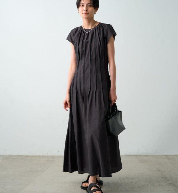  「タックフレアワンピース」|ワンピース|