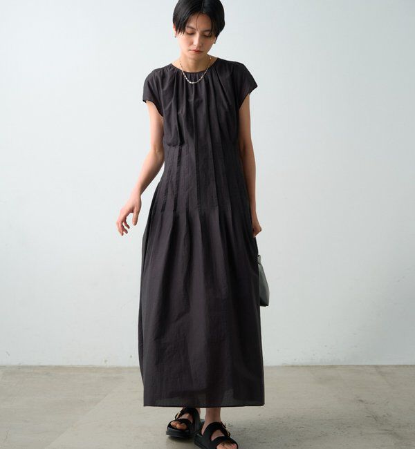  「タックフレアワンピース」|ワンピース|