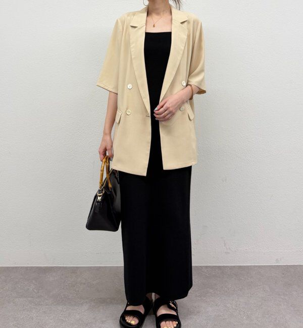  「ニットキャミワンピース」|ワンピース|