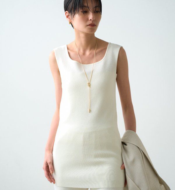  「チュニックニットタンク」|ニット・セーター|