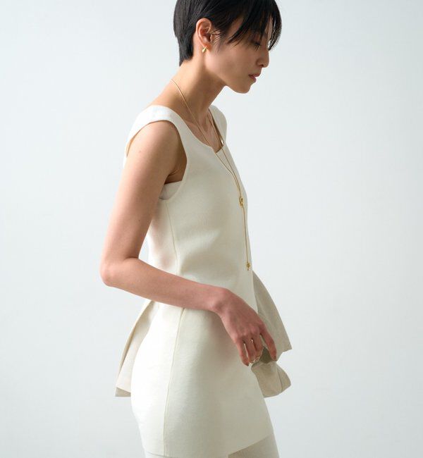  「チュニックニットタンク」|ニット・セーター|