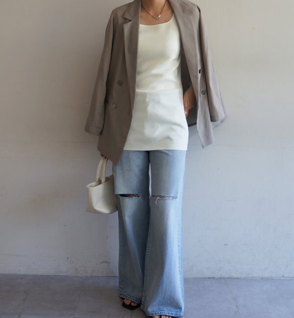  「チュニックニットタンク」|ニット・セーター|