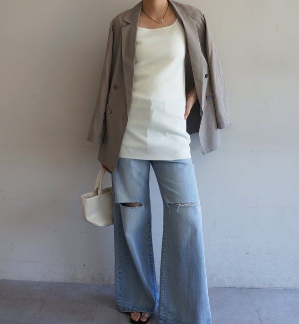  「チュニックニットタンク」|ニット・セーター|