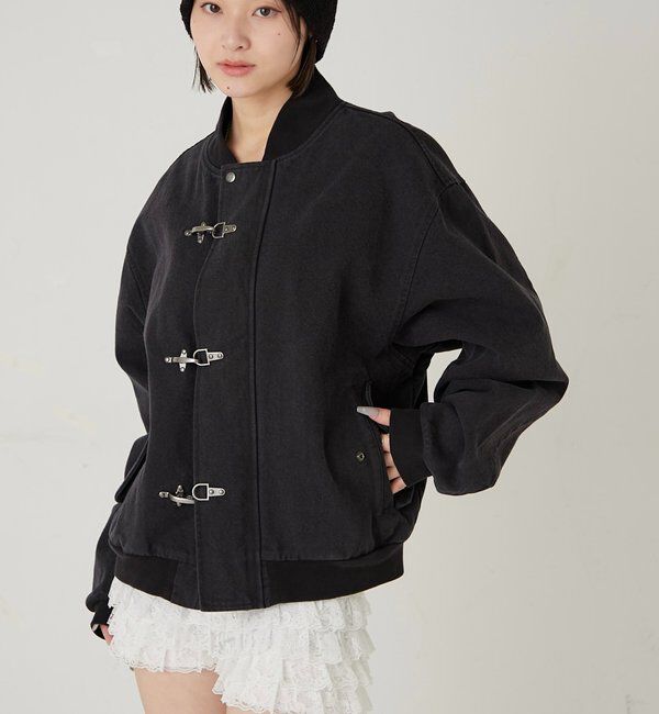  「【UNISEX】KOOKY'NファイヤーマンダックMA1」|ブルゾン・スタジャン|