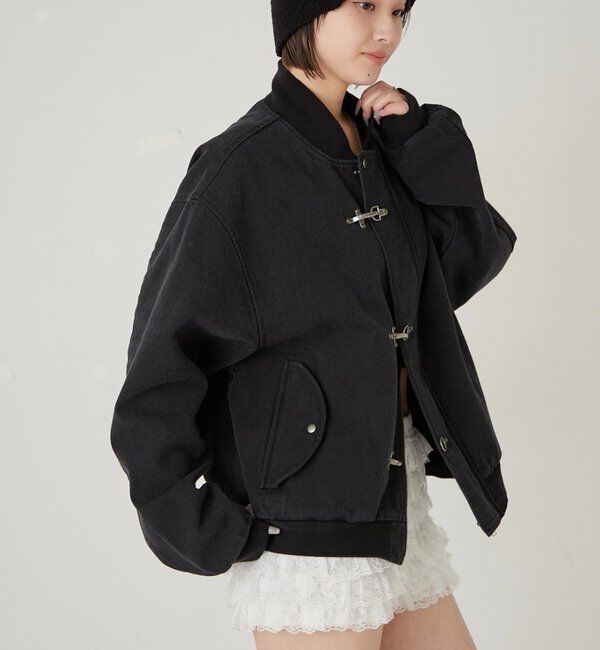  「【UNISEX】KOOKY'NファイヤーマンダックMA1」|ブルゾン・スタジャン|