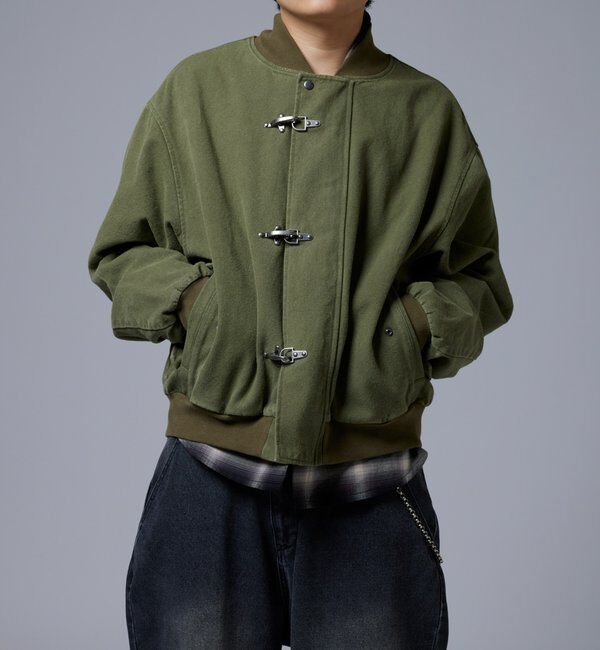  「【UNISEX】KOOKY'NファイヤーマンダックMA1」|ブルゾン・スタジャン|