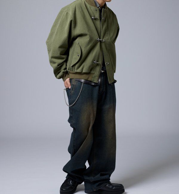  「【UNISEX】KOOKY'NファイヤーマンダックMA1」|ブルゾン・スタジャン|