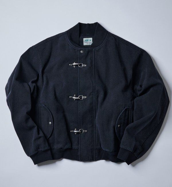  「【UNISEX】KOOKY'NファイヤーマンダックMA1」|ブルゾン・スタジャン|ブラック