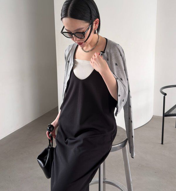  「【tani企画】UネックIラインワンピース」|ワンピース|