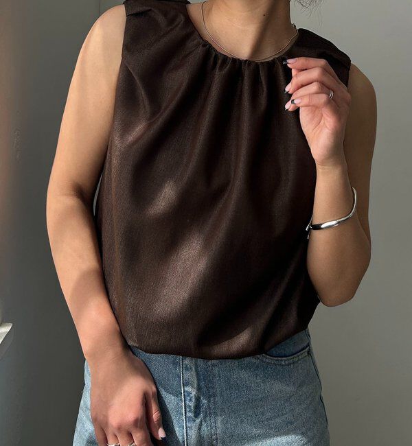  「【前後2WAY】ドロップリボンバルーンブラウス」|シャツ・ブラウス|