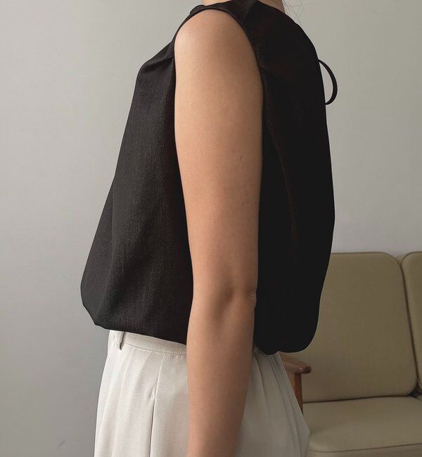  「【前後2WAY】ドロップリボンバルーンブラウス」|シャツ・ブラウス|