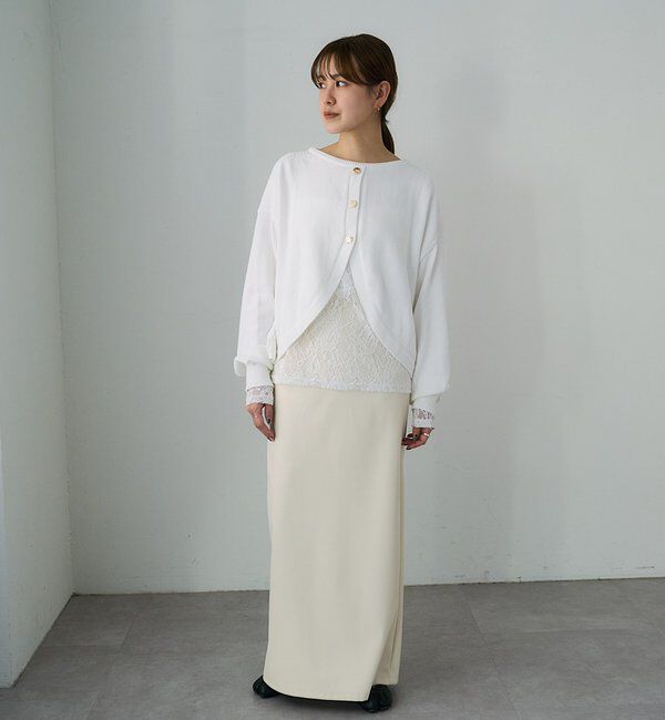  「2WAYラウンドショートプルオーバー」|ニット・セーター|