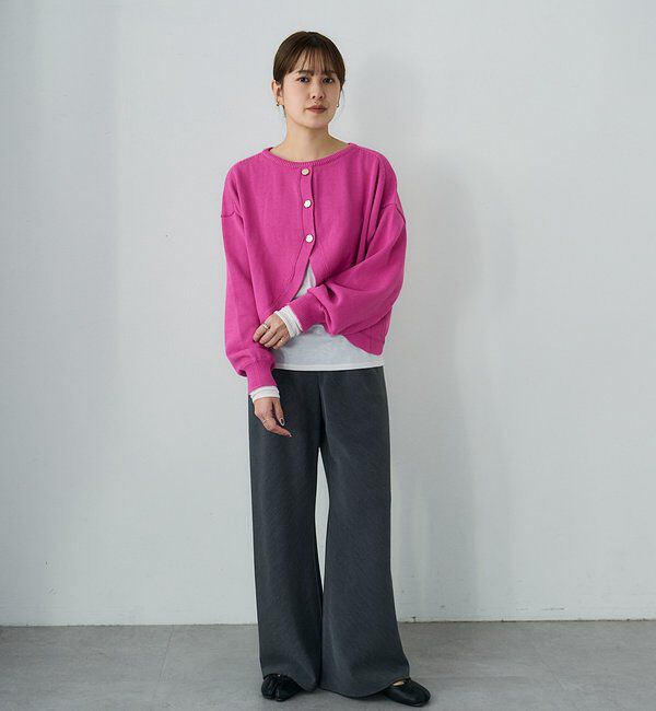  「2WAYラウンドショートプルオーバー」|ニット・セーター|