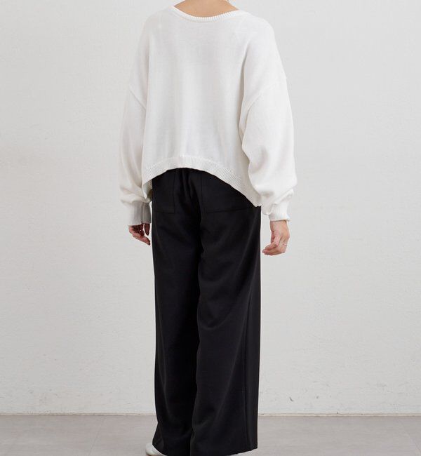  「ウエストデザインパンツ」|チノ|