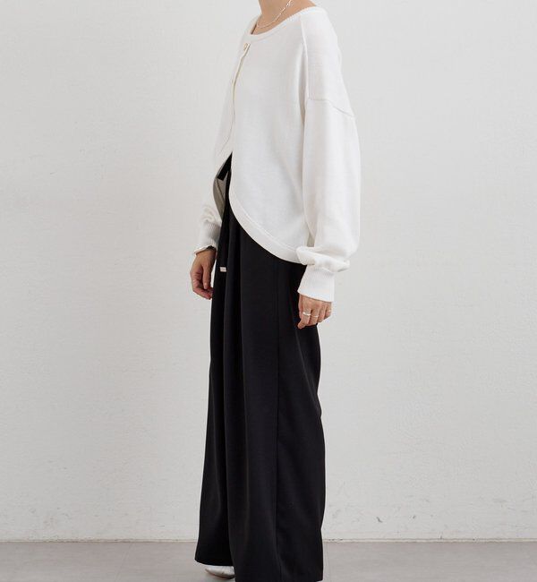  「ウエストデザインパンツ」|チノ|