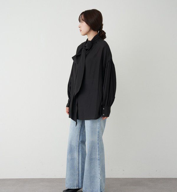  「【ainode】フレアパンツ」|デニム|