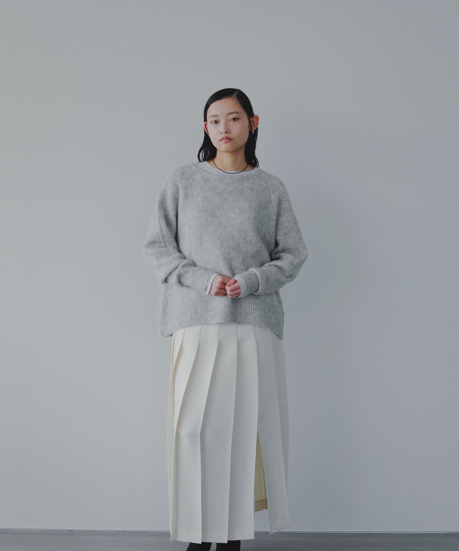 A part by 「【WEB限】シャギーニットプルオーバー」|ニット・セーター|