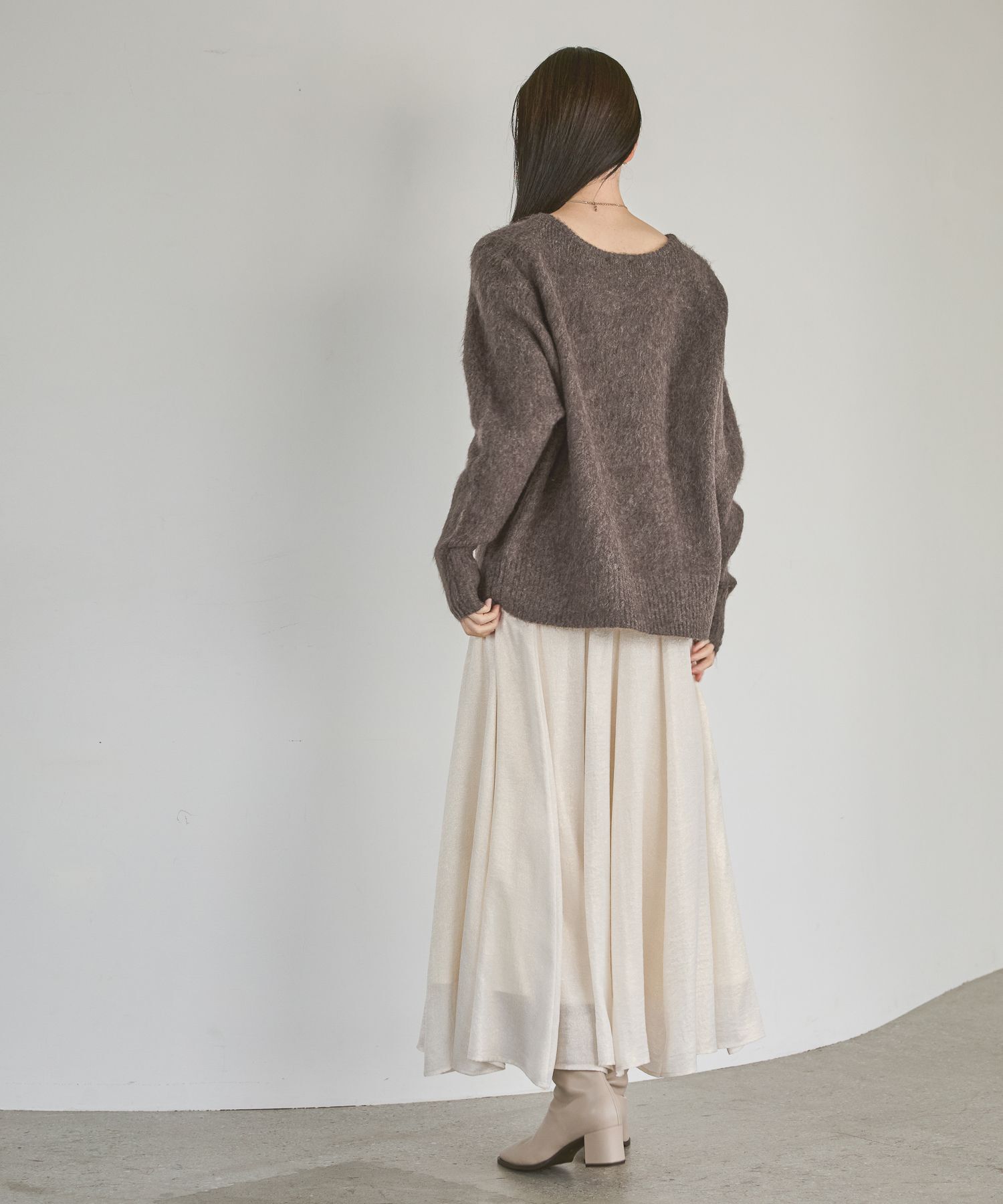 A part by 「【WEB限】シャギーニットプルオーバー」|ニット・セーター|