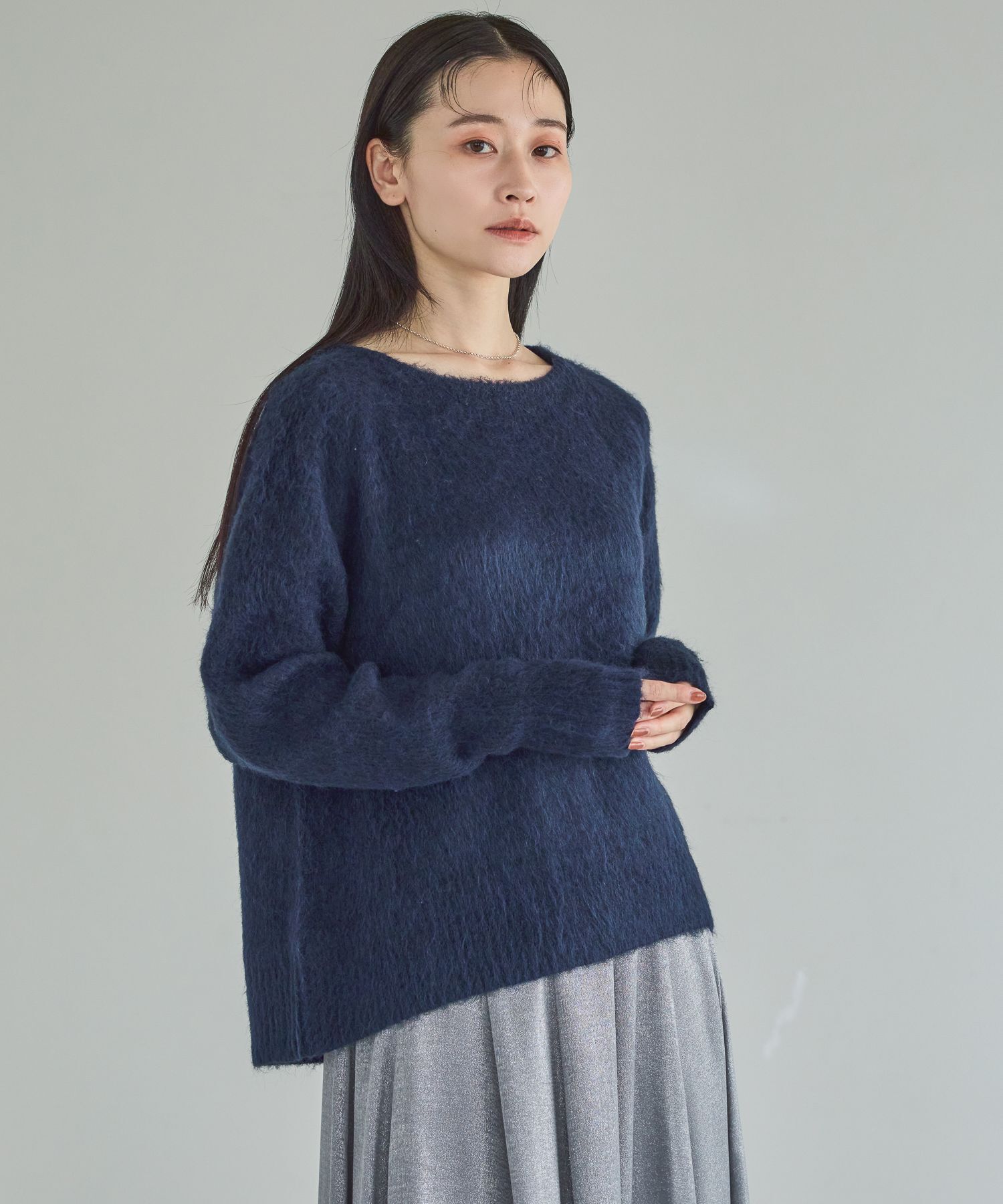 A part by 「【WEB限】シャギーニットプルオーバー」|ニット・セーター|