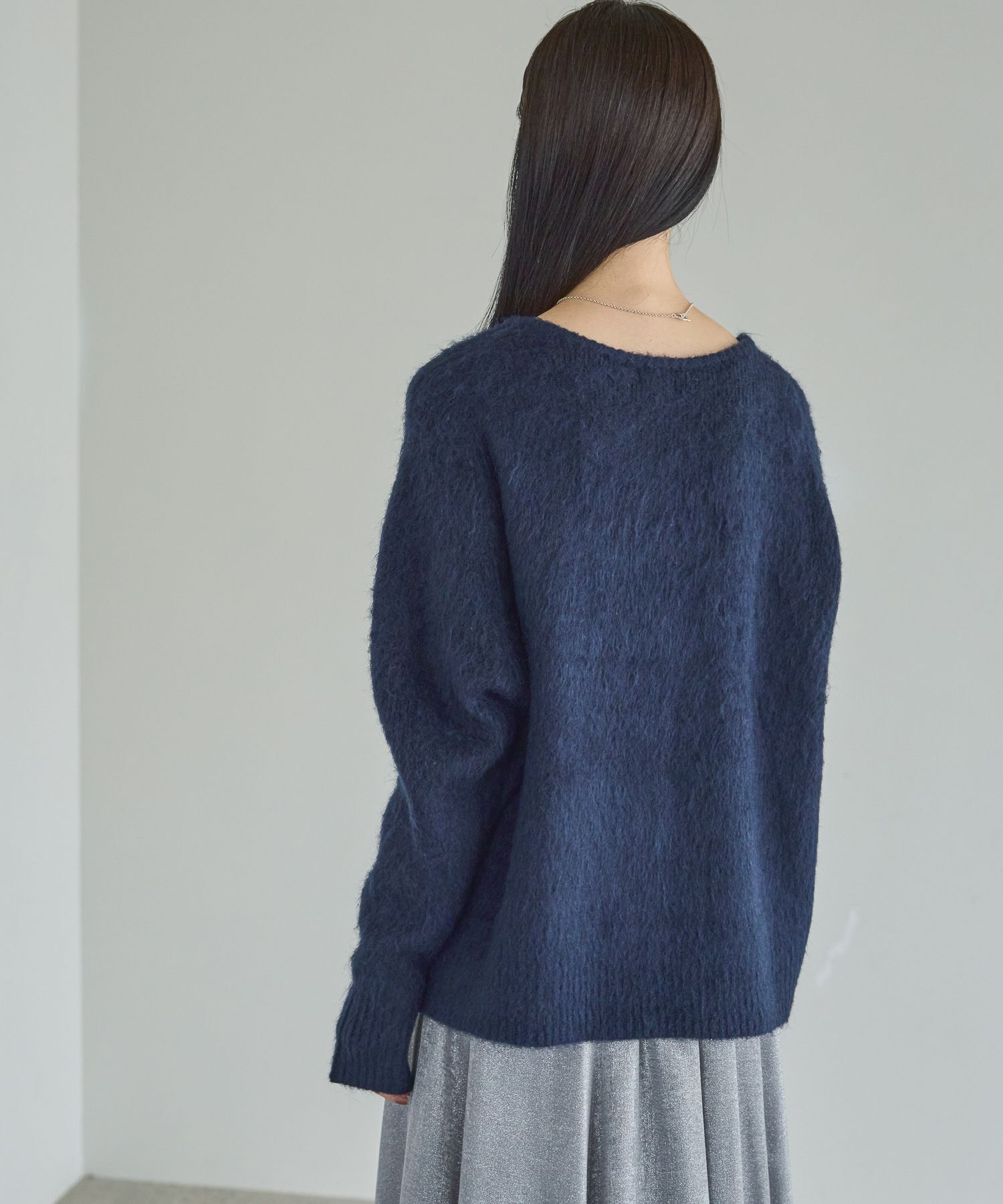 A part by 「【WEB限】シャギーニットプルオーバー」|ニット・セーター|