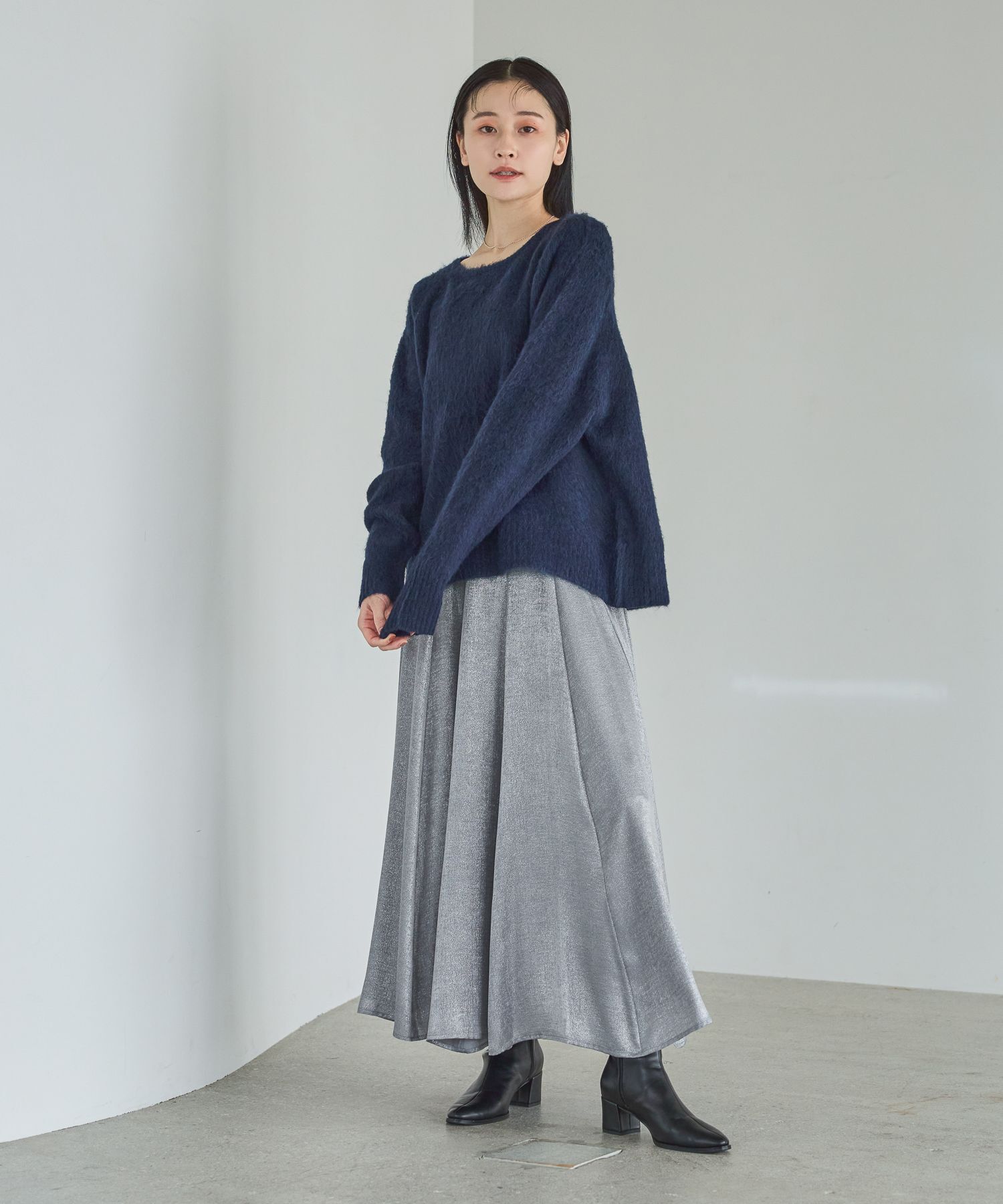 A part by 「【WEB限】シャギーニットプルオーバー」|ニット・セーター|