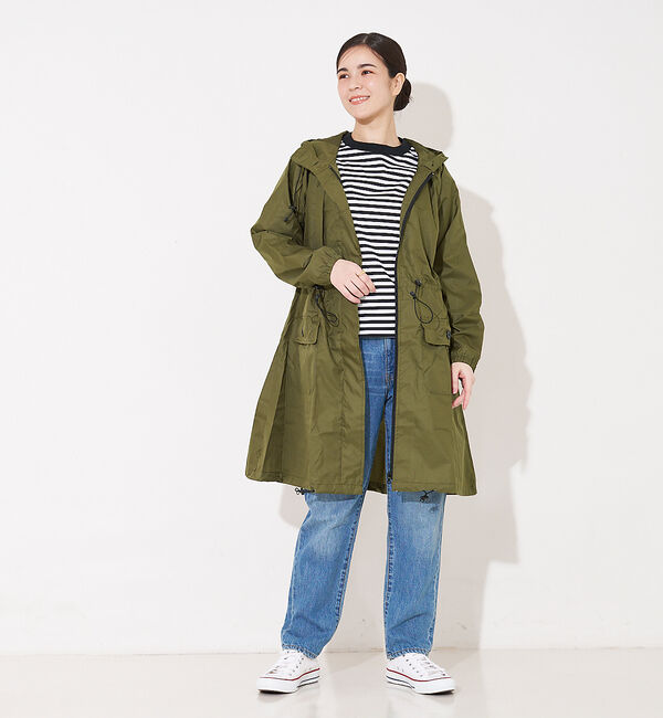 collex「【WEB限定】【a.s.s.a】モッズレインコート 収納ポーチ付き」|傘|