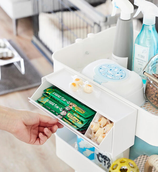 collex「【nooks】山崎実業 マグネットペットおやつ収納ケース  磁石で簡単取り付け」|食器・キッチングッズ|