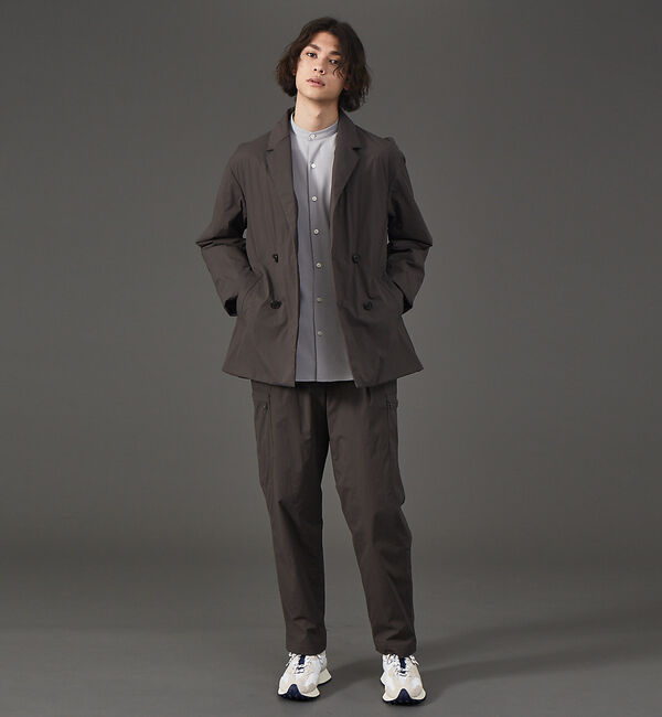 ABAHOUSE「【セットアップ対応】クリスピーナイロン パデット ダブルジャケット」|その他|