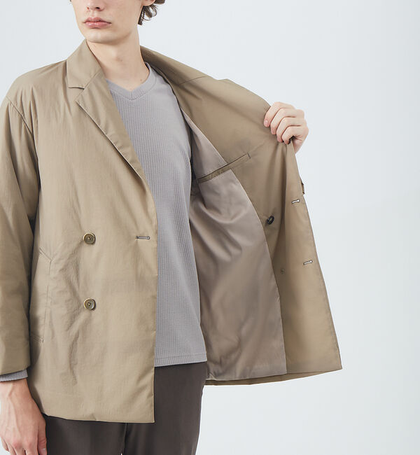 ABAHOUSE「【セットアップ対応】クリスピーナイロン パデット ダブルジャケット」|その他|