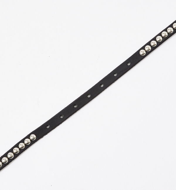 ABAHOUSE「【Master&Co.マスターアンドコー】 レザーベルト スタッズベルト / D」|ベルト|