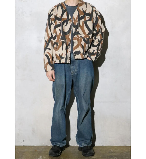 ABAHOUSE「【PENNEY'S 】PRINTED ENGINEER JACKET/ミリタリー」|ミリタリー・モッズコート|