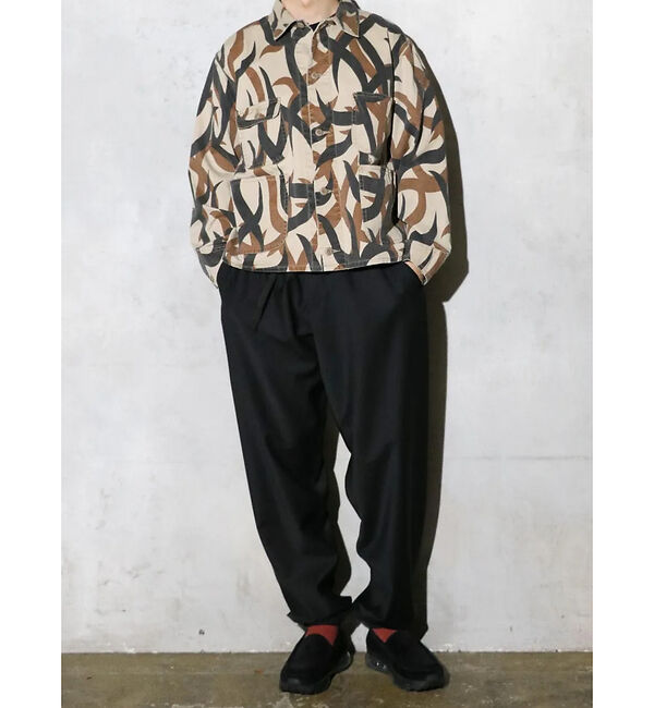 ABAHOUSE「【PENNY&lsquo;S】PRINTED ENGINEER SHORT JACKET/ミ」|ミリタリー・モッズコート|