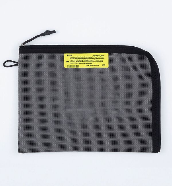 ABAHOUSE「【WEEKEND(ER)/ウィークエンダー】PVC　MESH FLATCASE/」|ポーチ|