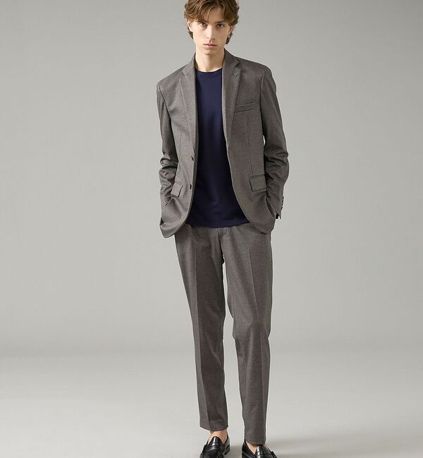 ABAHOUSE「【セットアップ対応】チェック柄 ライトポンチ ジャケット / FLEX JACK」|テーラードジャケット|