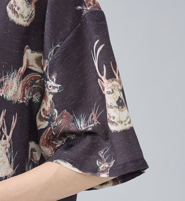 ABAHOUSE「【Revo. / レヴォ】TH-4109 アニマルパターン 半袖シャツ / ユニ」|シャツ・ブラウス|