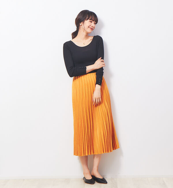 Rouge vif「ボートネックリブニット」|ニット・セーター|