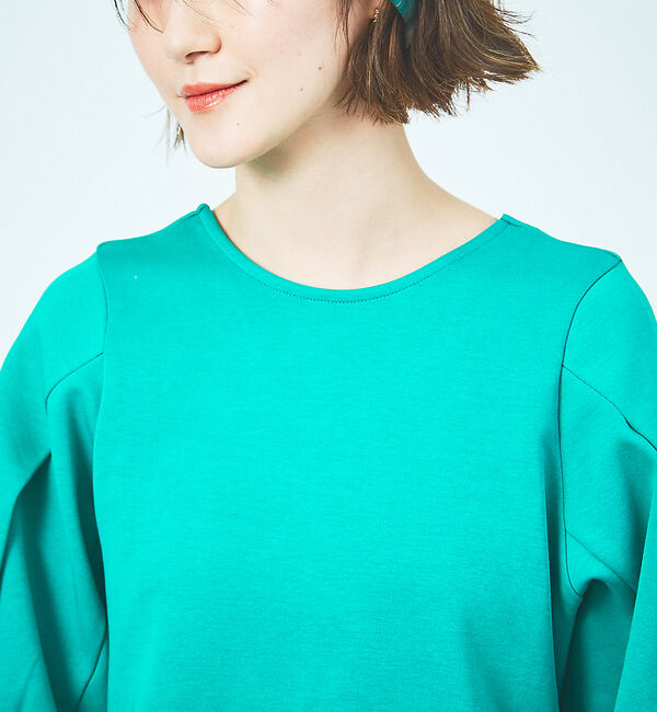 Rouge vif「ボリュームスリーブダンボールワンピース」|ワンピース|