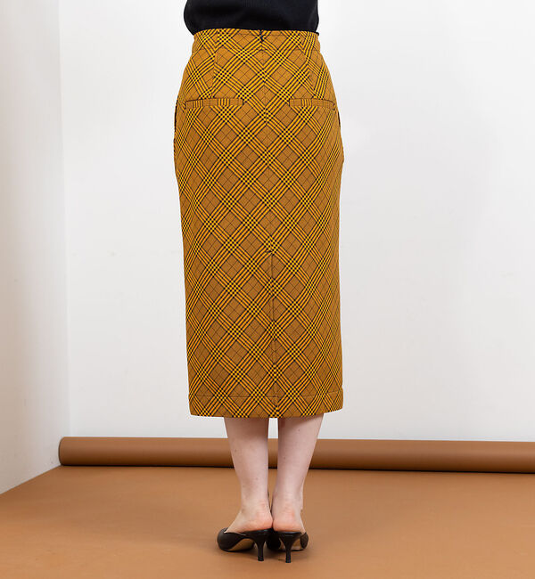 Rouge vif「チェックタイトスカート」|スカート|