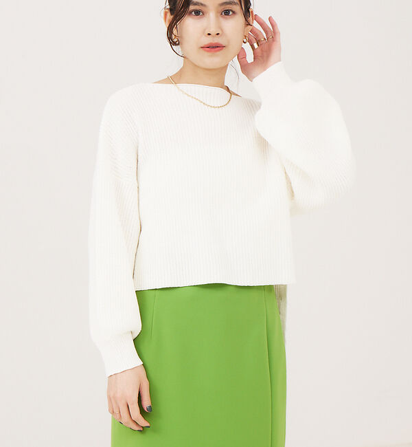 Rouge vif「片畔ハイバルニット」|ニット・セーター|