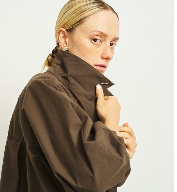 Rouge vif「撥水ナイロンライトコート」|ステンカラーコート|